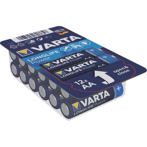 Batterie AA BigBox 12ST blau VARTA 04906 301 112 Longlife Power