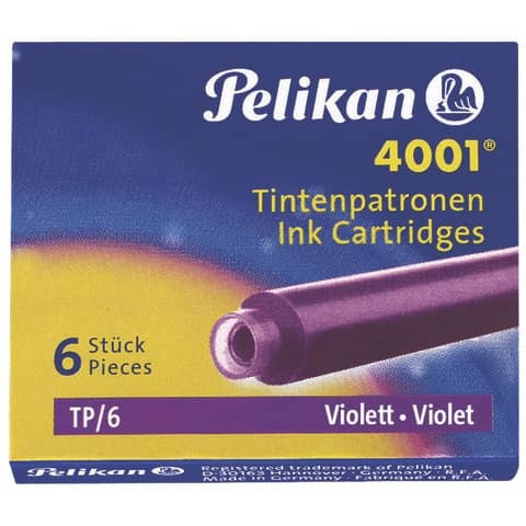 Tintenpatrone 4001 violett PELIKAN 301697 TP6 6St