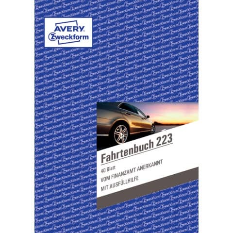 Fahrtenbuch A5/40BL ZWECKFORM 223
