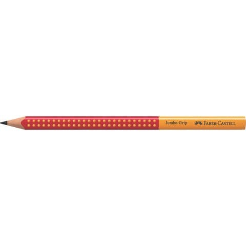 Bleistift Jumbo Grip rot/orange FABER CASTELL 111930 Two Tone