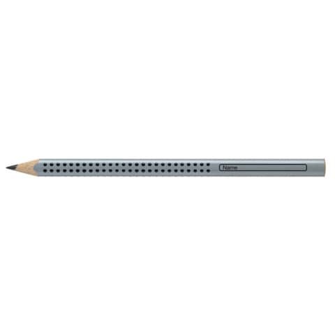 Bleistift Jumbo Grip B silber FABER CASTELL 111900