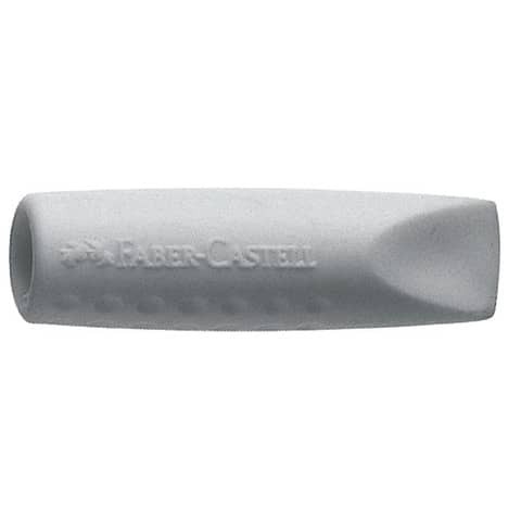 Radierer Grip 2001 2ST silber FABER CASTELL 187000